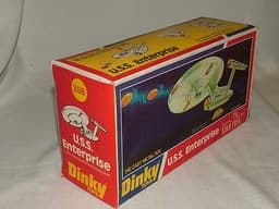 DINKY TOYS DIECAST NEW BOXED STAR TREK USS 1701 ENTERPRISE SPACE SHIP No.358