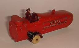 Dinky Toys GB Pre War 60y Thompson Aircraft SHELL Refuelling ORIGINAL VERY RARE!