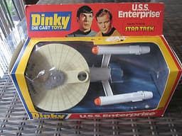 DINKY TOYS JOBLOT OF STAR TREK SPACE SHIPS AND TWO OTHERS 357,358,111,362 BOXED