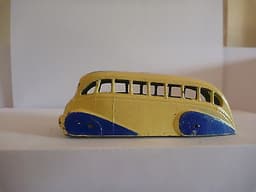 DINKY TOYS NO 29 29B STREAMLINED COACH BUS PRE WAR VINTAGE 1 P