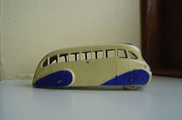 DINKY TOYS NO 29 29B STREAMLINED COACH BUS PRE WAR VINTAGE 1 P