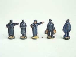 Hornby Dublo / Dinky Toys Collection of Die-cast Station Staff with Box