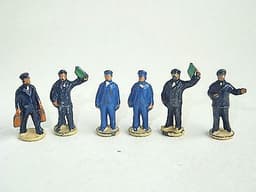 Hornby Dublo / Dinky Toys Collection of Die-cast Station Staff with Box