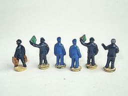 Hornby Dublo / Dinky Toys Collection of Die-cast Station Staff with Box