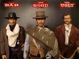 Iminime  Western Trio DX set  3 three figures incl. custom stands and Revolver
