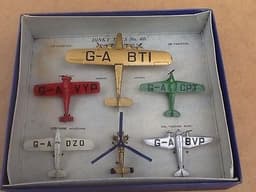 MECCANO/DINKY PRE-WAR NO 60 AEROPLANES SET SECOND ISSUE 1936-1941