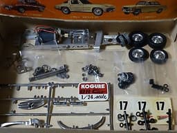 OLD KOGURE JAPAN "MERCEDES BENZ 300SL 1956" SLOT CAR KIT 1/24 assemble started