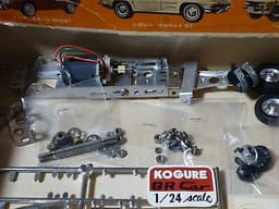 OLD KOGURE JAPAN "MERCEDES BENZ 300SL 1956" SLOT CAR KIT 1/24 assemble started