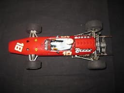 OLD SCALEXTRIC SUPER 124 FERRARI F1 ACE 24C 501 TESTED 1/24 SLOT CAR RARE 1960s