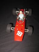 OLD SCALEXTRIC SUPER 124 FERRARI F1 ACE 24C 501 TESTED 1/24 SLOT CAR RARE 1960s
