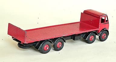 Original Dinky Toys 1st Cab Foden Flat Truck With Tailboard 503 QGC Red Scarce.