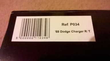 PIONEER 68 DODGE CHARGER R/T SLOT CAR. BRAND NEW. SCALEXTRIC. P034.