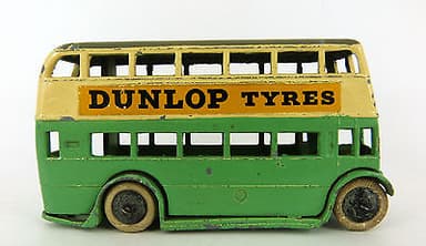 PRE WAR DINKY TOYS DOUBLE DECKER BUS No 29c ( GOOD CONDITION