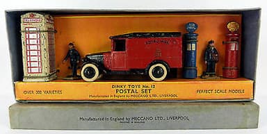PRE WAR DINKY TOYS POSTAL SET GIFT SET No 12 ( BOXED