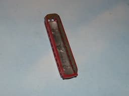 PRE WAR FRENCH DINKY MECCANO BUGATTI 2 TONE AUTO RAIL CAR - RED + WHITE
