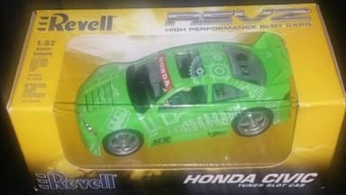 Rare Revell revz Scalextric Honda civic tuner slot car
