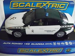 SCALEXTRIC ALFA ROMEO 159 GUARDIA POLICE CAR C3149 DPR NEW