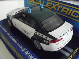 SCALEXTRIC ALFA ROMEO 159 GUARDIA POLICE CAR C3149 DPR NEW