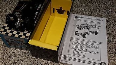%% SCALEXTRIC BLACK C64 BLOWER BENTLEY WITH ORIGINAL BOX WORKING %%