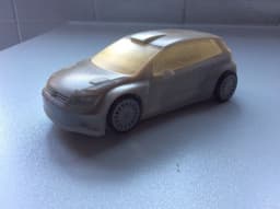 SCALEXTRIC STEREO LITHOGRAPHY PROTOTYPE VW POLO WRC Ltd Edition 1 of 1 Worldwide