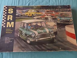 SRM SCALE RACEWAY MODELS MINI COOPER SLOT CAR SET ULTRA RARE 1/40 SCALE