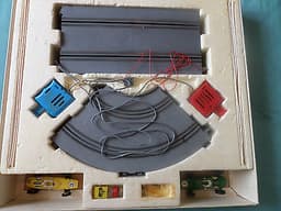 SRM SCALE RACEWAY MODELS SLOT CAR SET ULTRA RARE 1/40 SCALE