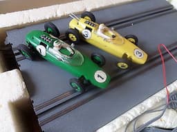 SRM SCALE RACEWAY MODELS SLOT CAR SET ULTRA RARE 1/40 SCALE