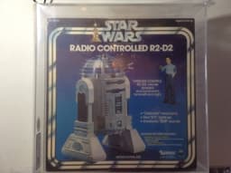 Star Wars Figure Toy MIb 1979 Kenner Bk Afa / Ukg 80 R2 D2 Radio Controlled