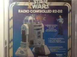Star Wars Figure Toy MIb 1979 Kenner Bk Afa / Ukg 80 R2 D2 Radio Controlled