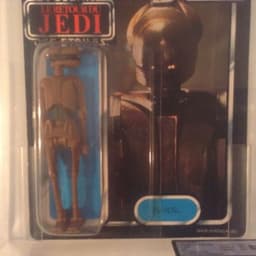 Star Wars Figure Toy MOC 1985 Kenner Rotj 79 Bk Afa / Ukg 80 Ev-9d9 Tri Logo