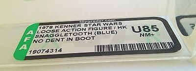 STAR WARS VINTAGE FIGURE BLUE SNAGGLETOOTH 1978 HK AFA U85 not UKG