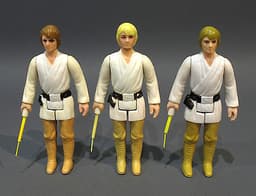 STAR WARS VINTAGE KENNER LUKE FARMBOY GREENISH HAIR TRILOGO PALITOY VARIANT MINT
