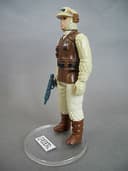 STAR WARS VINTAGE PBP REBEL SOLDIER HOTH DARK BROWN BODY WHITE/PINKISH FACE