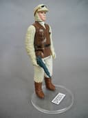 STAR WARS VINTAGE PBP REBEL SOLDIER HOTH DARK BROWN BODY WHITE/PINKISH FACE