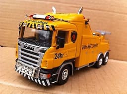 TEKNO LYONS TOYS 1/50 DIECAST SCANIA RESCUE RECOVERY WRECKER CODE 3 TOW TRUCK