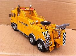 TEKNO LYONS TOYS 1/50 DIECAST SCANIA RESCUE RECOVERY WRECKER CODE 3 TOW TRUCK