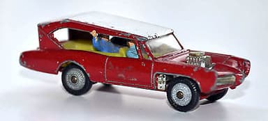 THE MONKEES Vintage MONKEEMOBILE Car Original husky Diecast model Toy