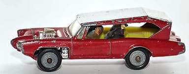 THE MONKEES Vintage MONKEEMOBILE Car Original husky Diecast model Toy