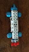 Vintage 1970s Dinky Toys Eagle Freighter 360 Space 1999 Die Cast Blue White Box