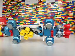 Vintage 1976 Dinky Toys Eagle Freighter 360 Space 1999 Die Cast Blue White & Box