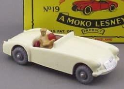 Vintage 60\'s Matchbox 19 MGA Sports Car PRISTINE MINT BOXED ORIGINAL