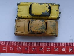 Vintage Diecast DINKY DUBLO FORD PREFECT and LESNEY VAUXHALL VICTOR