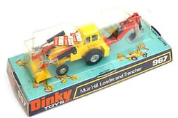 Vintage diecast Dinky TOYS 967 Muir Hill Loader and Trencher vehicle