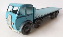 VINTAGE DINKY DIECAST FODEN BLUE FLAT TRUCK - NICE CONDITION
