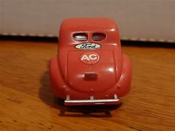 Vintage HO Scale Aurora Slot Race Car ~ FORD Willys~ Red ~ Complete ~ VERY NICE!