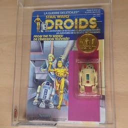 Vintage Star Wars Droids series 1985 R2D2 UKG C90 B40 F90 12 BACK MOC
