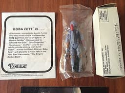 Vintage Star Wars ESB Boba Fett Sealed Baggie AFA WORTHY Mailer Mail Away 1979