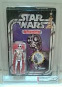 Vintage star wars kenner afa 80 death star droid 20 back ! Nice !