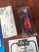 Vintage Star Wars ROTJ Nien Nunb Sealed Baggie AFA WORTHY Mailer Mail Away 1983