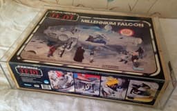 vintage star wars Super Rare Millennium Falcon Factory Sealed AFA 80 Kenner Jedi